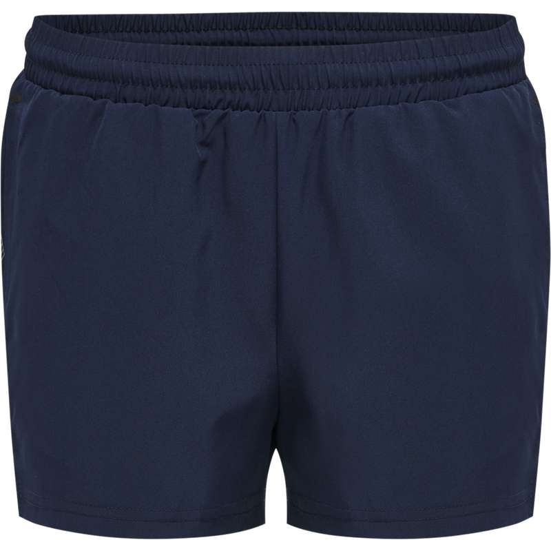 Short Hummel Move Grid Woven Femme Bleu Marine | 783813-140