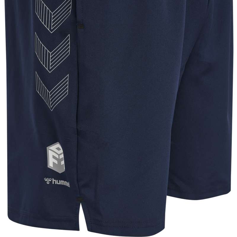 Short Hummel Move Grid Woven Homme Bleu Marine | 779425-680