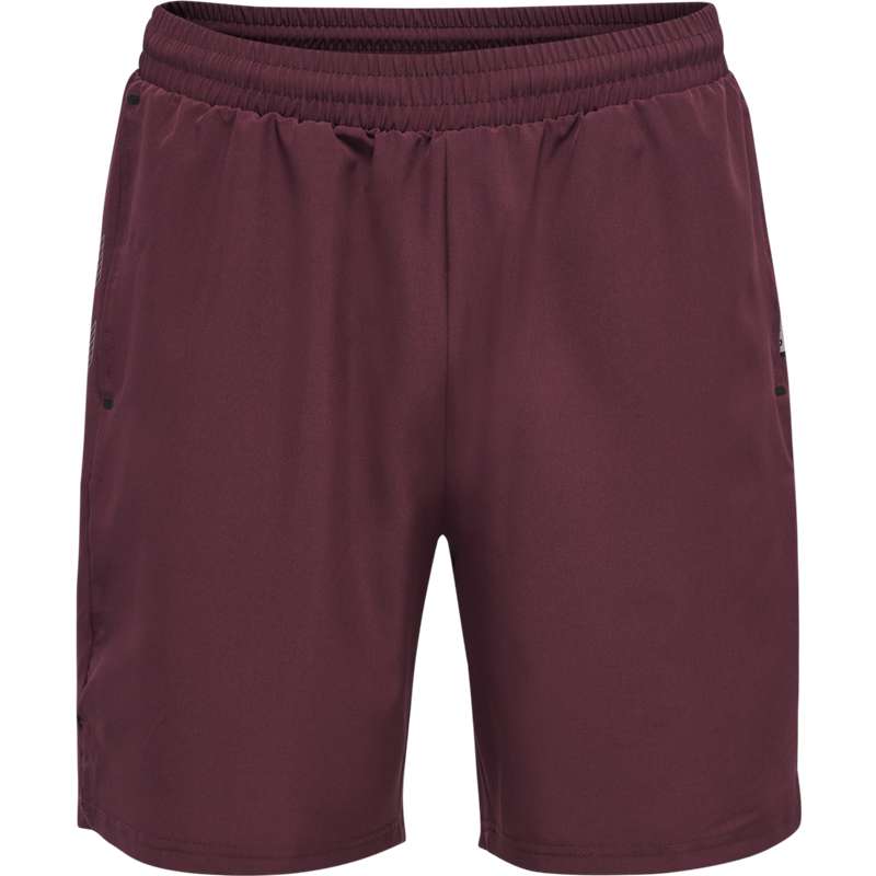 Short Hummel Move Grid Woven Homme Bordeaux | 662384-431