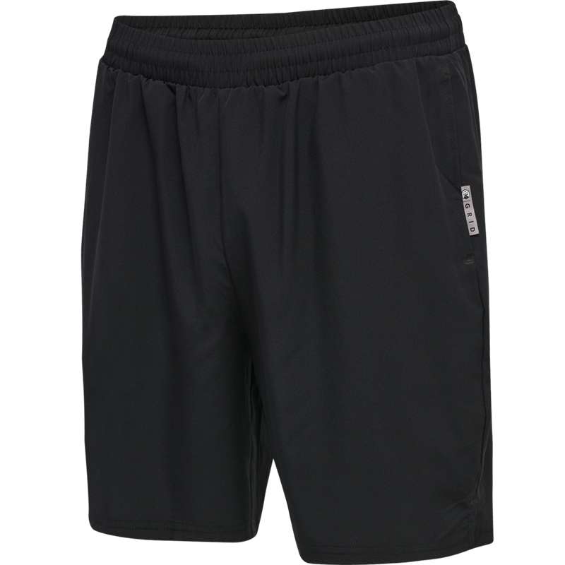 Short Hummel Move Grid Woven Homme Noir | 556232-288