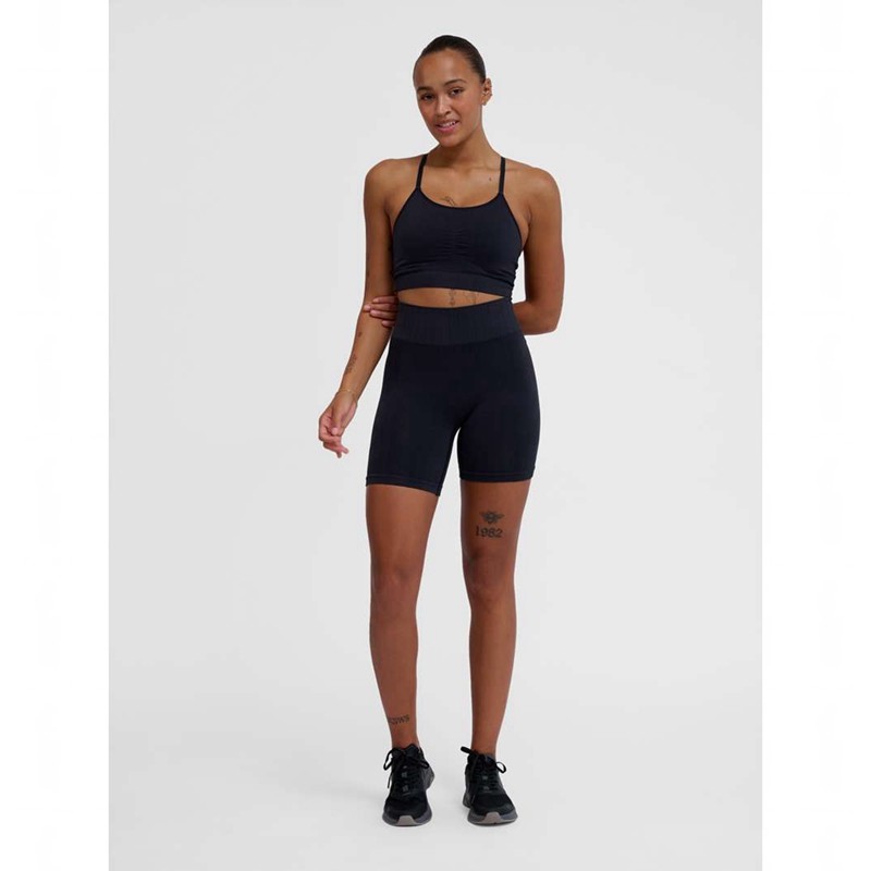 Short Hummel Mt Define Seaml Scrunch Femme Noir | 528884-420