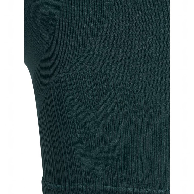 Short Hummel Mt Define Seaml Scrunch Femme Vert | 834915-727