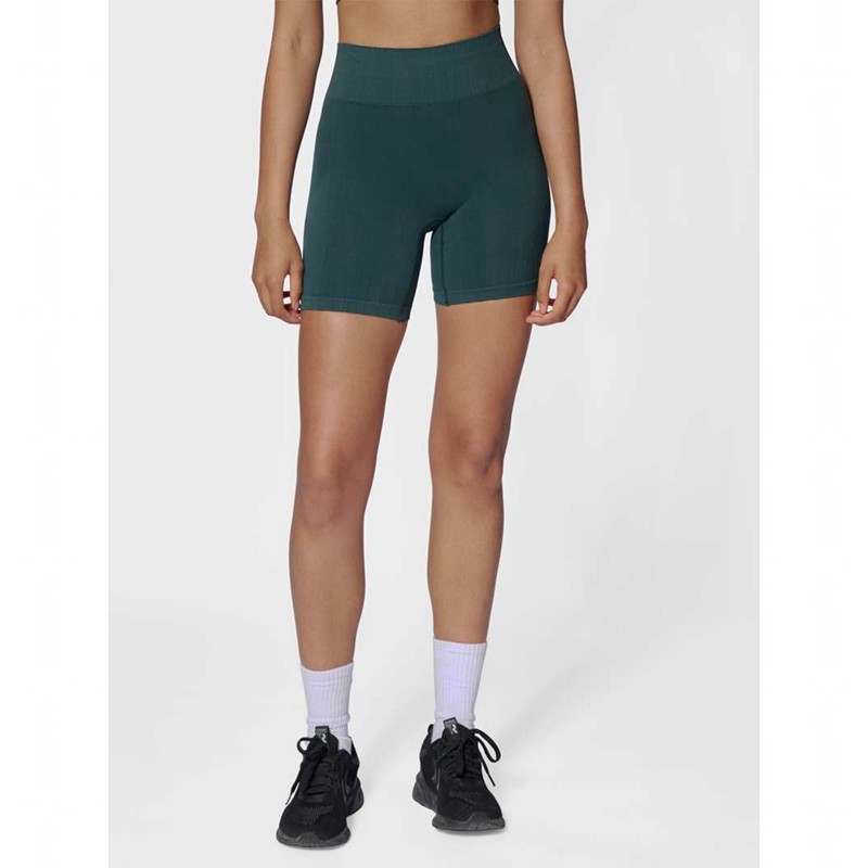 Short Hummel Mt Define Seaml Scrunch Femme Vert | 834915-727