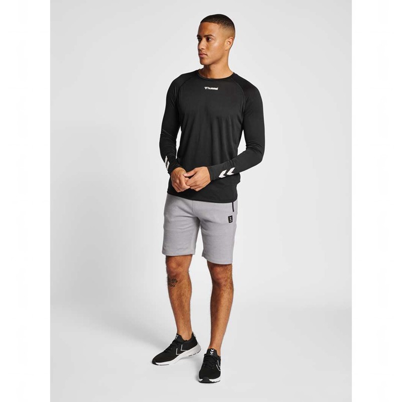 Short Hummel Mt Interval Homme Grise | 758383-059