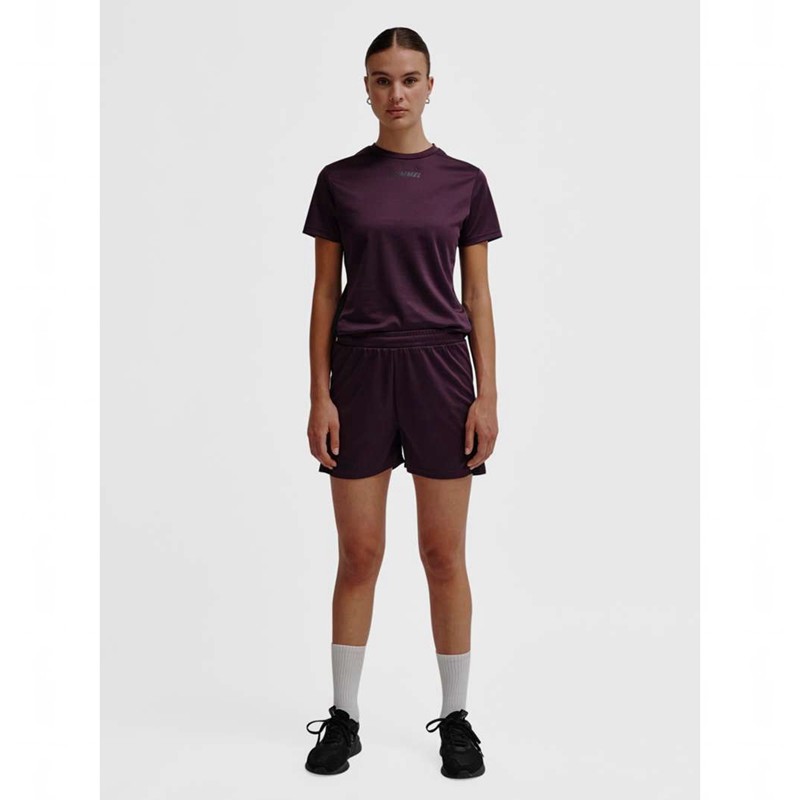 Short Hummel Multi Pl Femme Violette | 030866-000