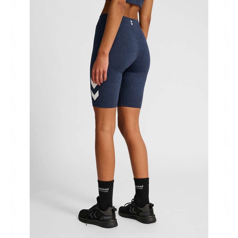 Short Hummel Pulse Logo Mw Tights Femme Bleu | 363113-029