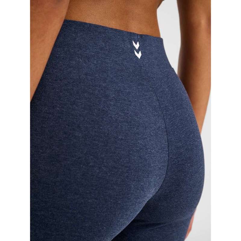 Short Hummel Pulse Logo Mw Tights Femme Bleu | 363113-029