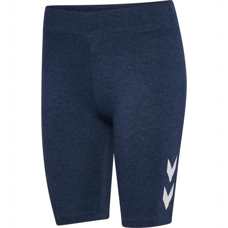 Short Hummel Pulse Logo Mw Tights Femme Bleu | 363113-029