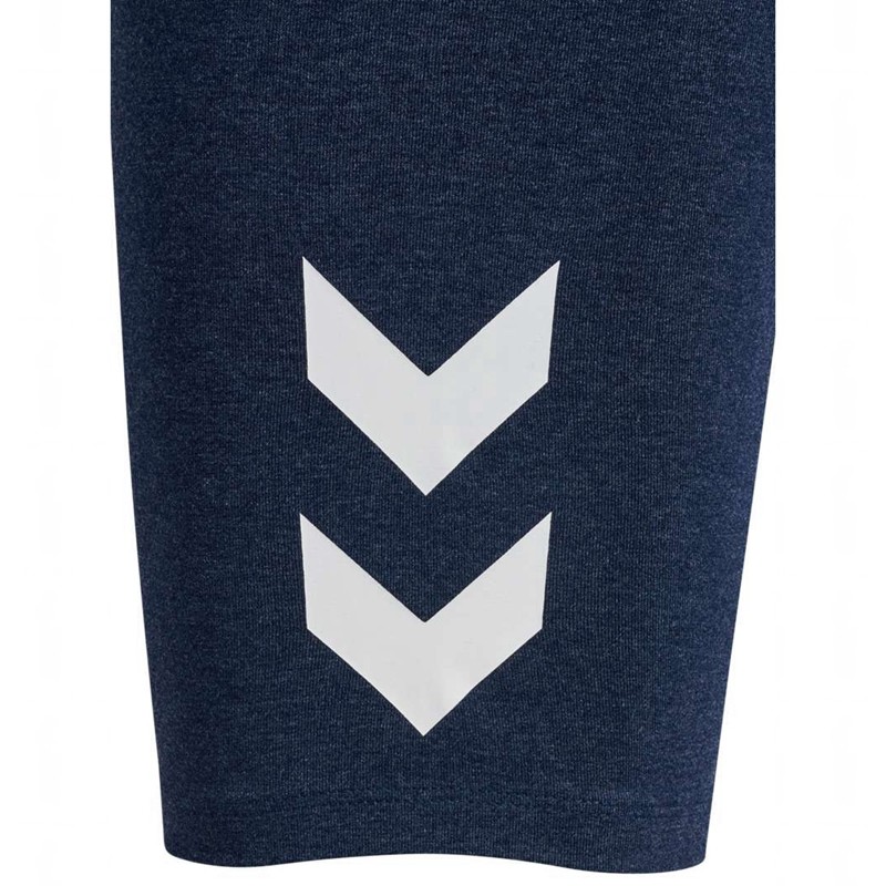 Short Hummel Pulse Logo Mw Tights Femme Bleu | 363113-029