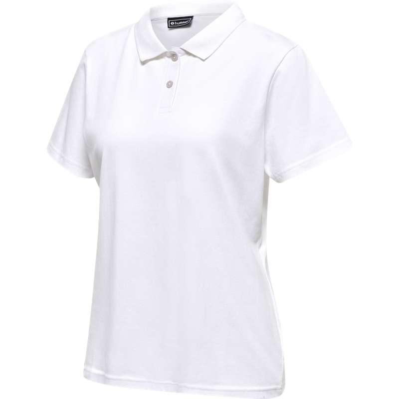 Short Hummel Red Classic Polo Femme Blanche | 023891-449