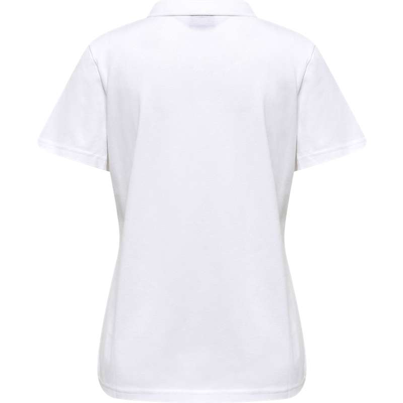 Short Hummel Red Classic Polo Femme Blanche | 023891-449