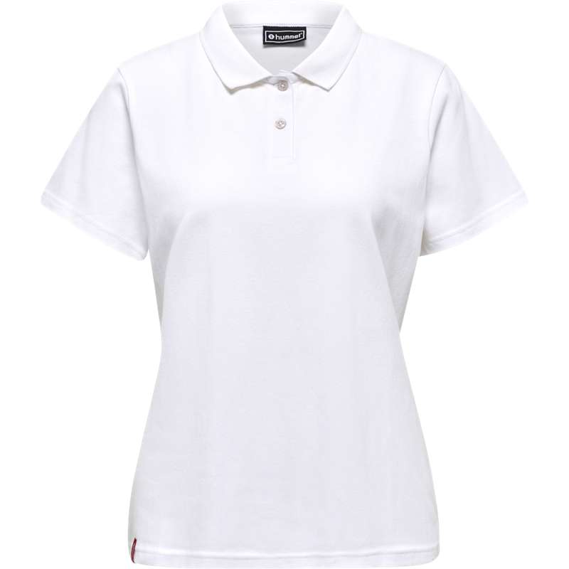 Short Hummel Red Classic Polo Femme Blanche | 023891-449