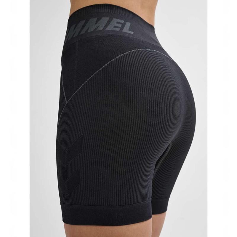 Short Hummel Te Christel Seamless Femme Noir | 982608-613