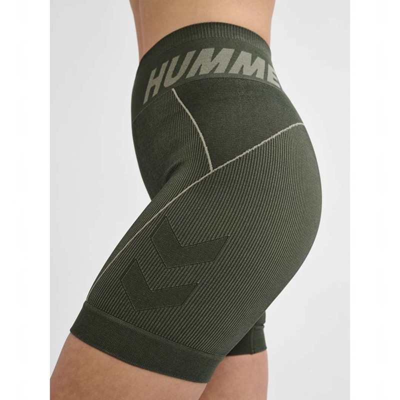 Short Hummel Te Christel Seamless Femme Vert | 976318-739