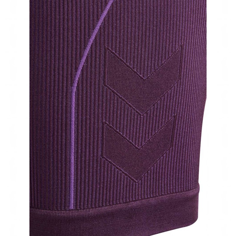 Short Hummel Te Christel Seamless Femme Violette | 751133-643