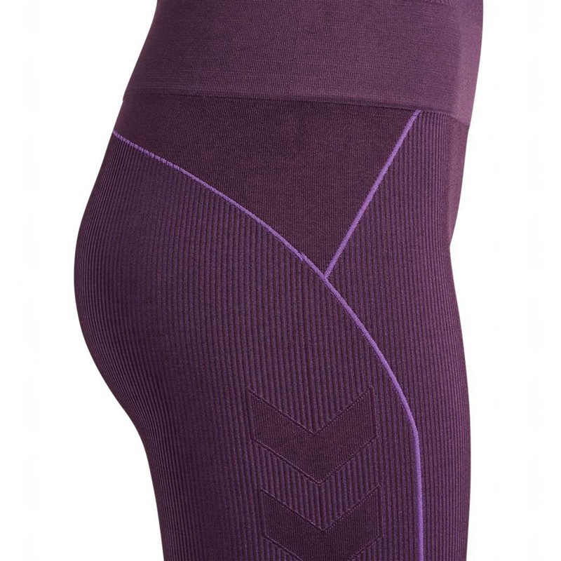 Short Hummel Te Christel Seamless Femme Violette | 751133-643