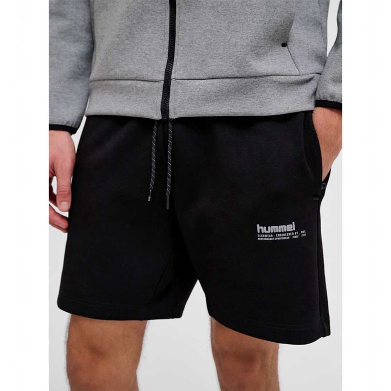 Short Hummel Tech Fleece Homme Noir | 465670-052
