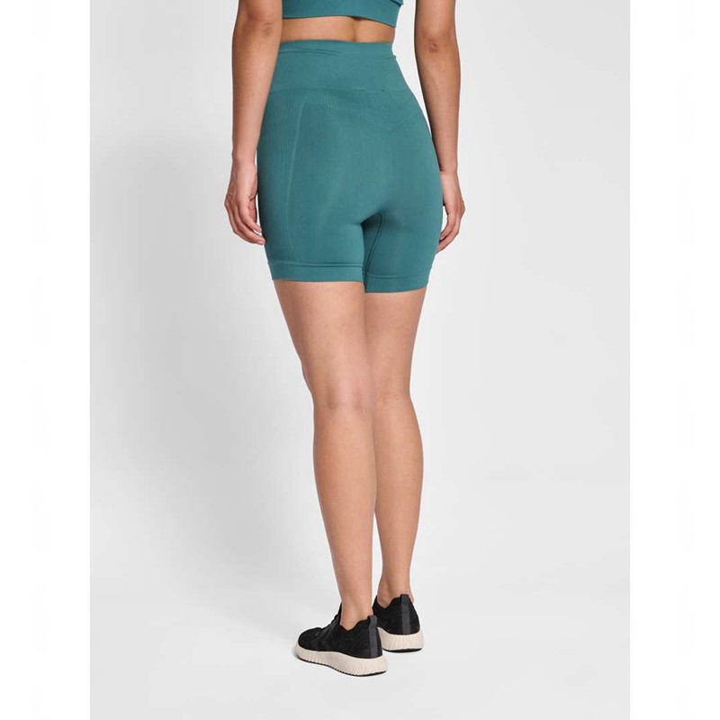 Short Hummel Tif Seamless Femme Bleu | 464167-697