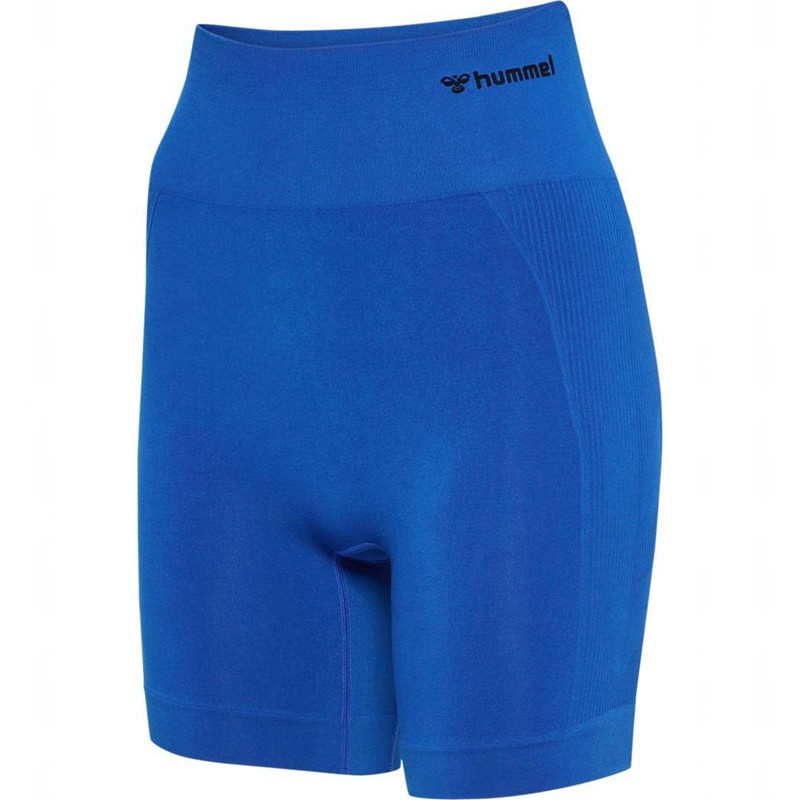 Short Hummel Tif Seamless Femme Bleu | 607696-376