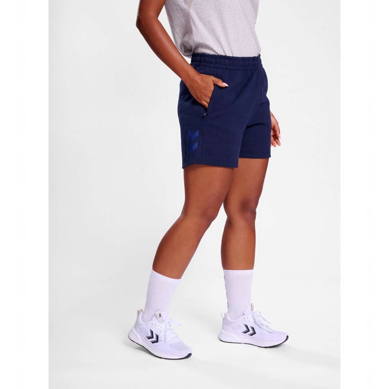 Short Hummel Travel Femme Bleu Marine | 801378-940