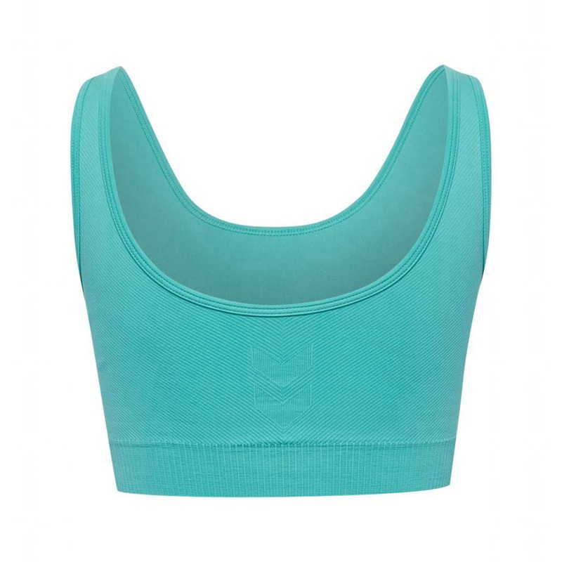 Soutien Gorge Sport Hummel Alive Seamless Femme Bleu | 159246-232