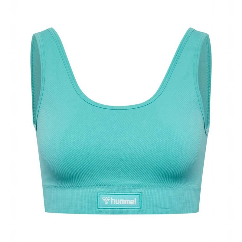 Soutien Gorge Sport Hummel Alive Seamless Femme Bleu | 159246-232