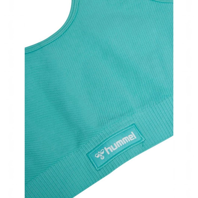 Soutien Gorge Sport Hummel Alive Seamless Femme Bleu | 159246-232