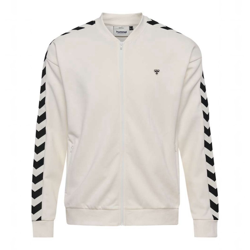 Soutien Gorge Sport Hummel Archive Regular Poly Zip Femme Blanche | 209646-052