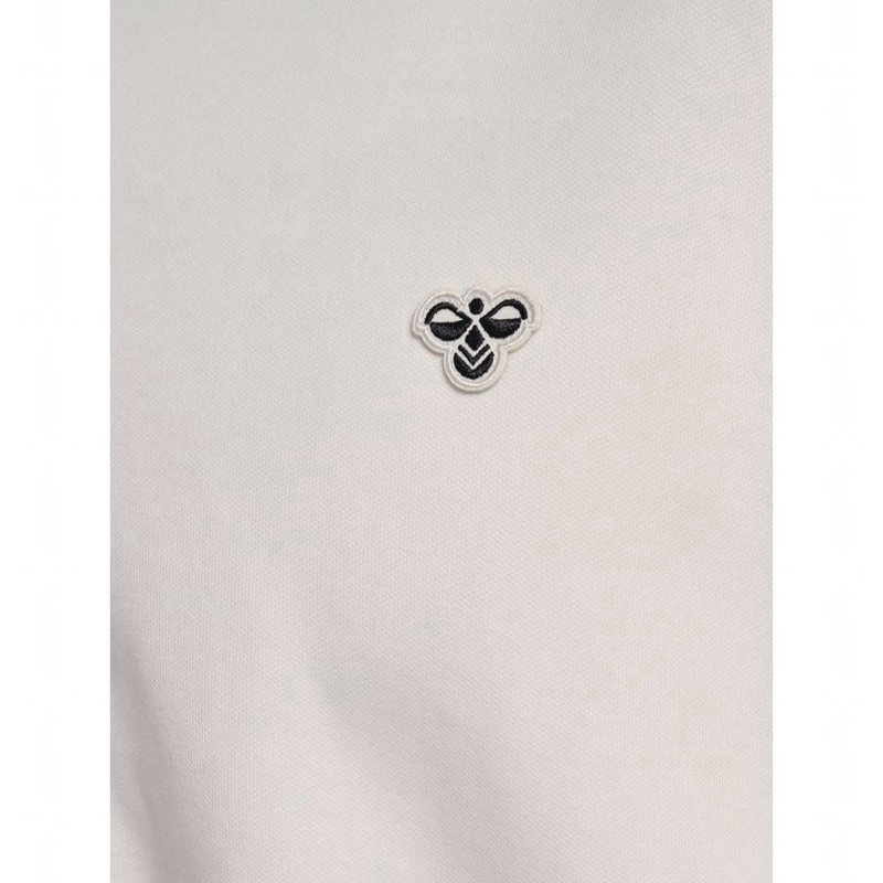 Soutien Gorge Sport Hummel Archive Regular Poly Zip Femme Blanche | 209646-052