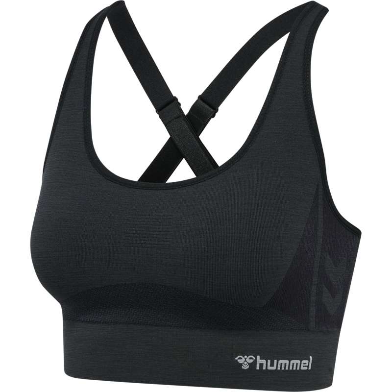 Soutien Gorge Sport Hummel Clea Seamless Top Femme Noir | 067178-384