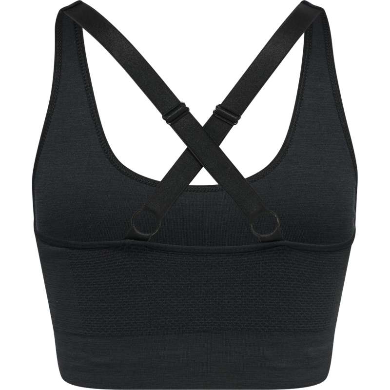 Soutien Gorge Sport Hummel Clea Seamless Top Femme Noir | 067178-384