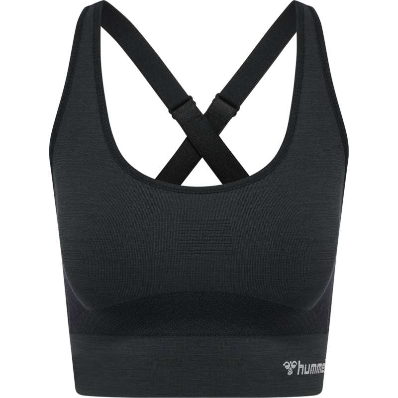 Soutien Gorge Sport Hummel Clea Seamless Top Femme Noir | 067178-384
