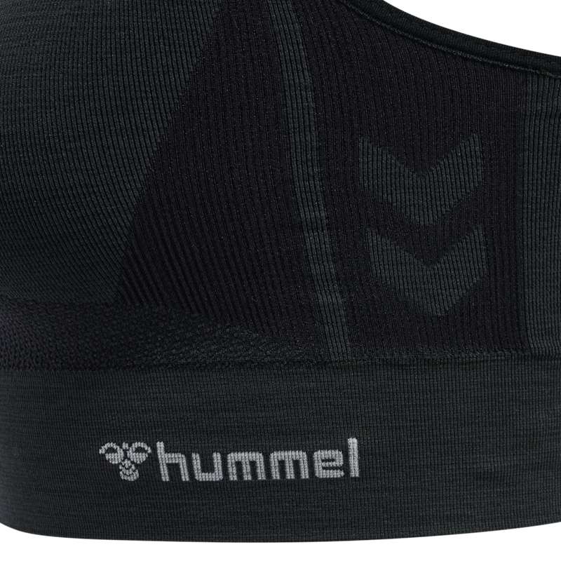 Soutien Gorge Sport Hummel Clea Seamless Top Femme Noir | 067178-384
