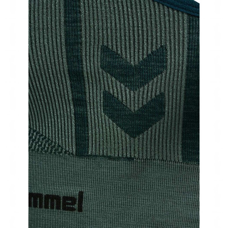 Soutien Gorge Sport Hummel Clea Seamless Top Femme Vert | 985021-067