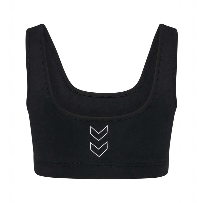 Soutien Gorge Sport Hummel Elemental Cotton Top Femme Noir | 884734-129