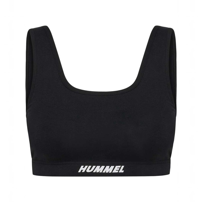 Soutien Gorge Sport Hummel Elemental Cotton Top Femme Noir | 884734-129