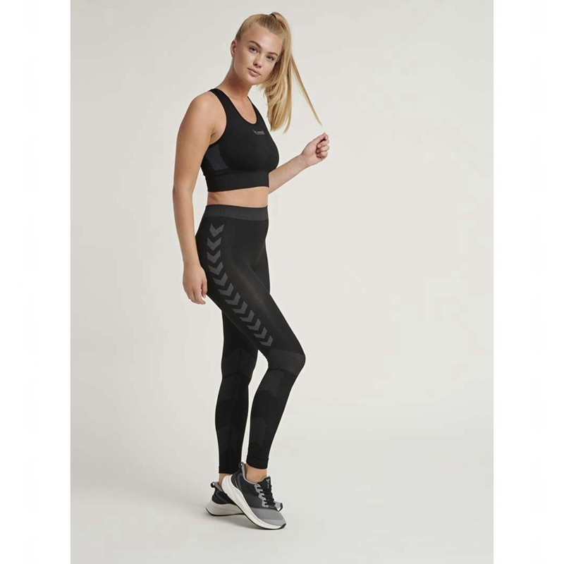 Soutien Gorge Sport Hummel First Seamless Femme Noir | 007178-052