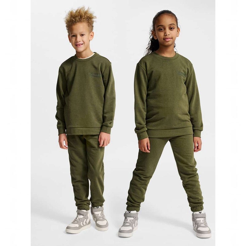 Soutien Gorge Sport Hummel Jr Base Sweat Enfant Vert | 991010-684