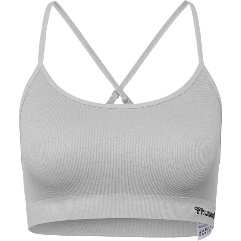 Soutien Gorge Sport Hummel Juno Seamless Femme Grise | 731915-499