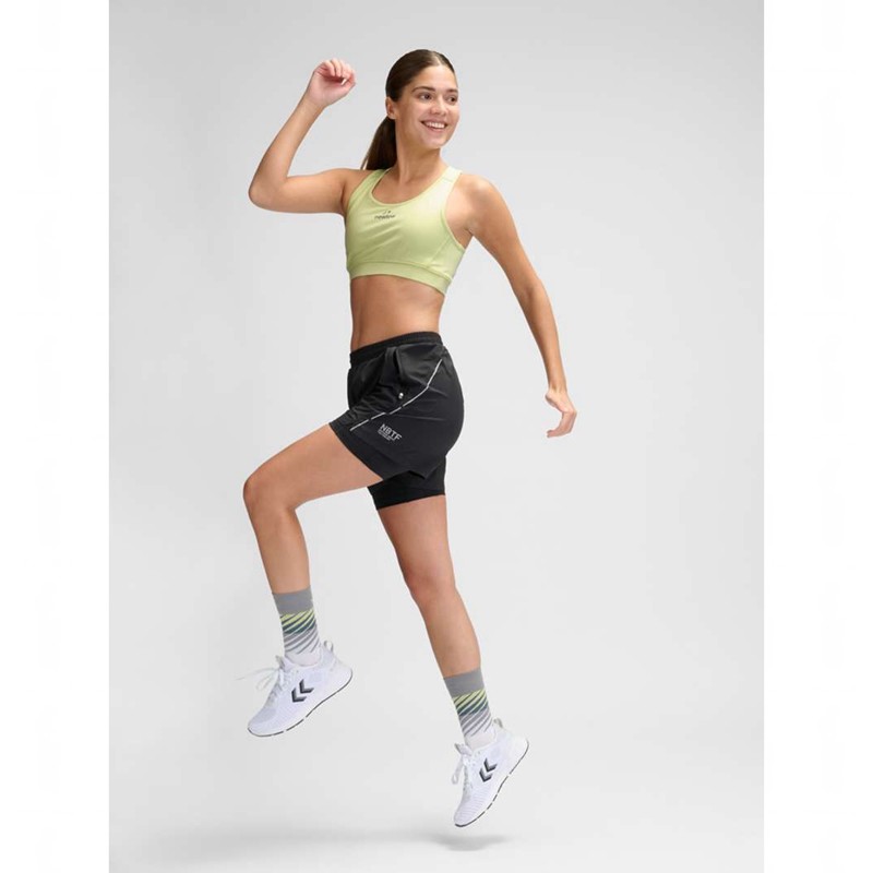 Soutien Gorge Sport Hummel Nwllean Femme Vert | 508531-394