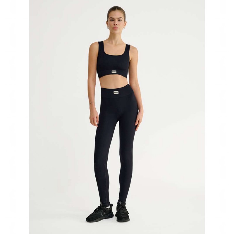 Soutien Gorge Sport Hummel Pulse Seamless Rib Femme Noir | 173951-334