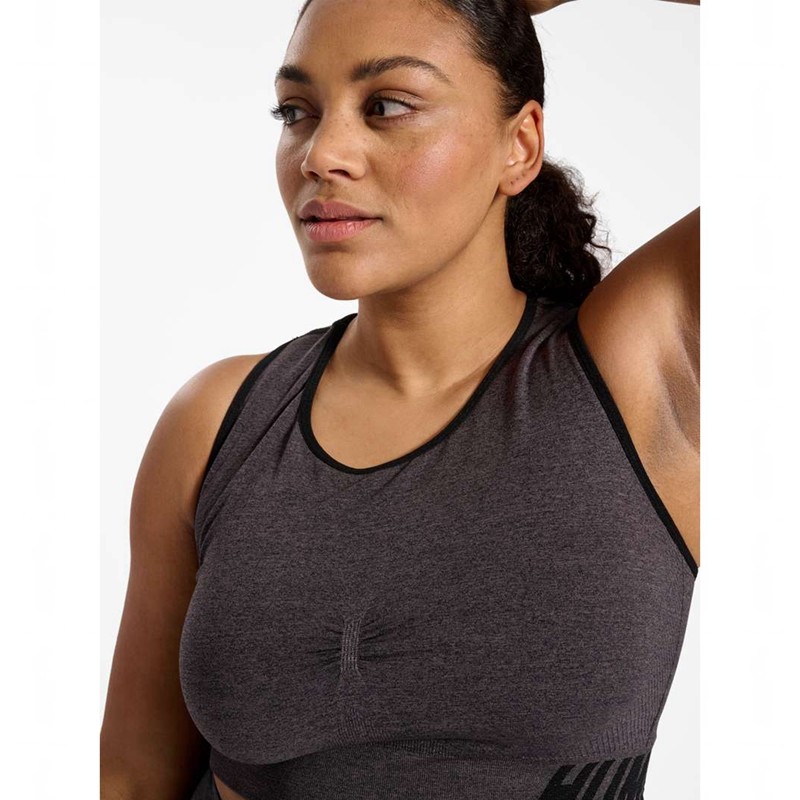 Soutien Gorge Sport Hummel Te Curve Seamless Femme Noir | 987526-105