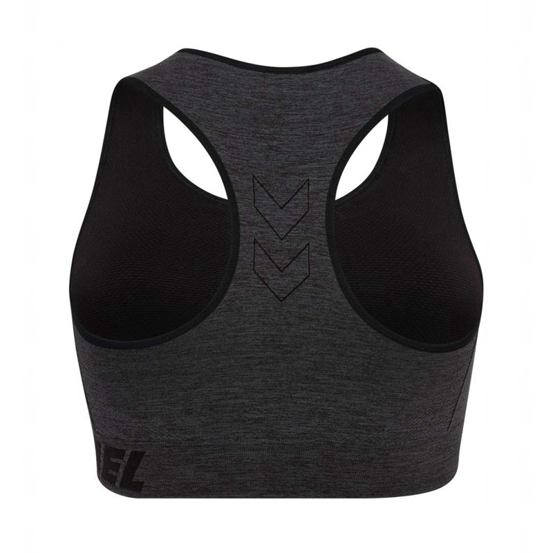Soutien Gorge Sport Hummel Te Curve Seamless Femme Noir | 987526-105