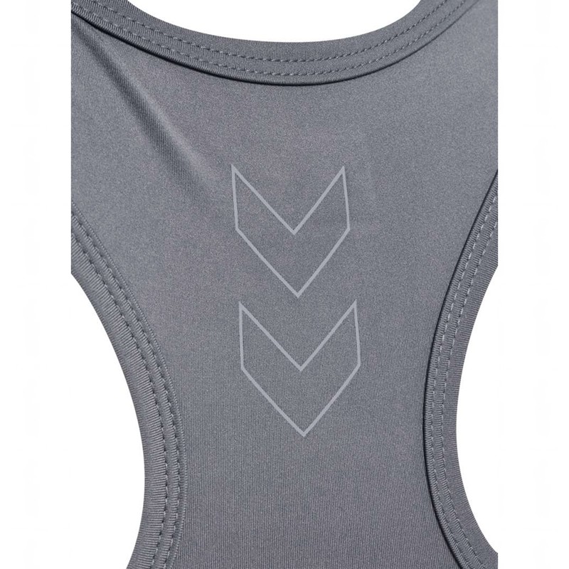 Soutien Gorge Sport Hummel Te Fundamental Femme Grise | 844538-619