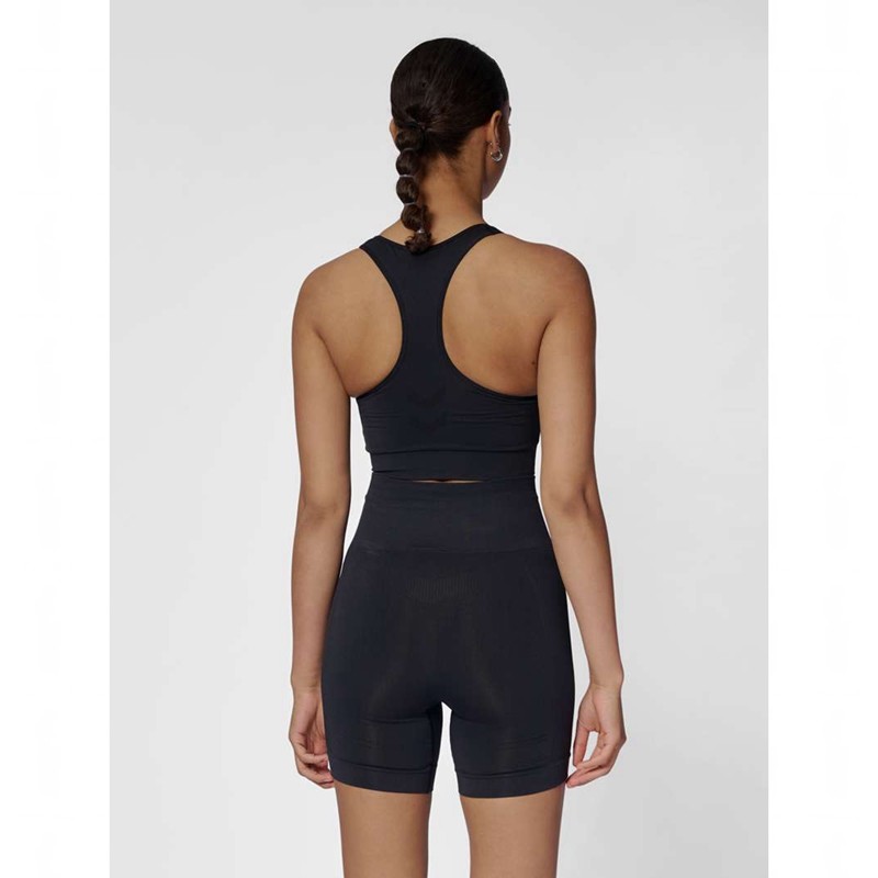 Soutien Gorge Sport Hummel Tif Seamless Padded Femme Noir | 811918-937
