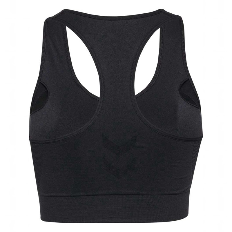 Soutien Gorge Sport Hummel Tif Seamless Padded Femme Noir | 811918-937