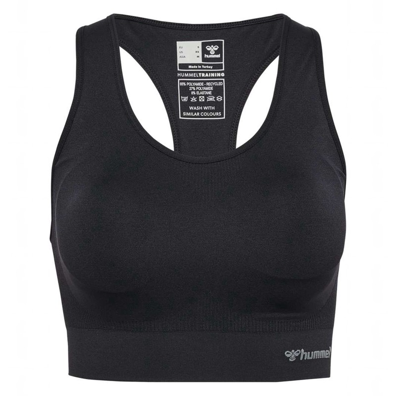Soutien Gorge Sport Hummel Tif Seamless Padded Femme Noir | 811918-937