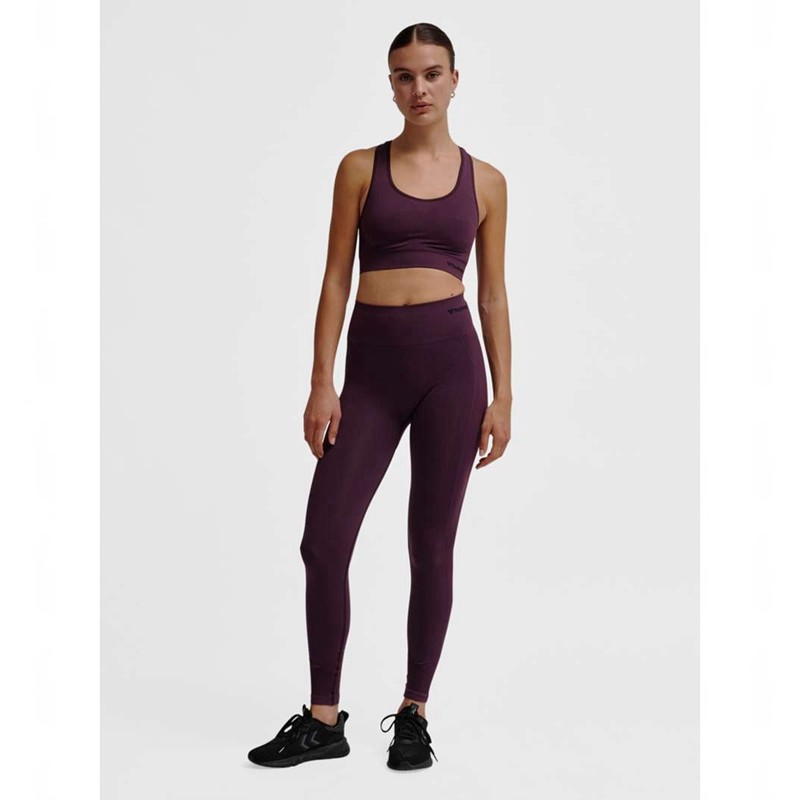 Soutien Gorge Sport Hummel Tif Seamless Top Femme Violette | 924665-671