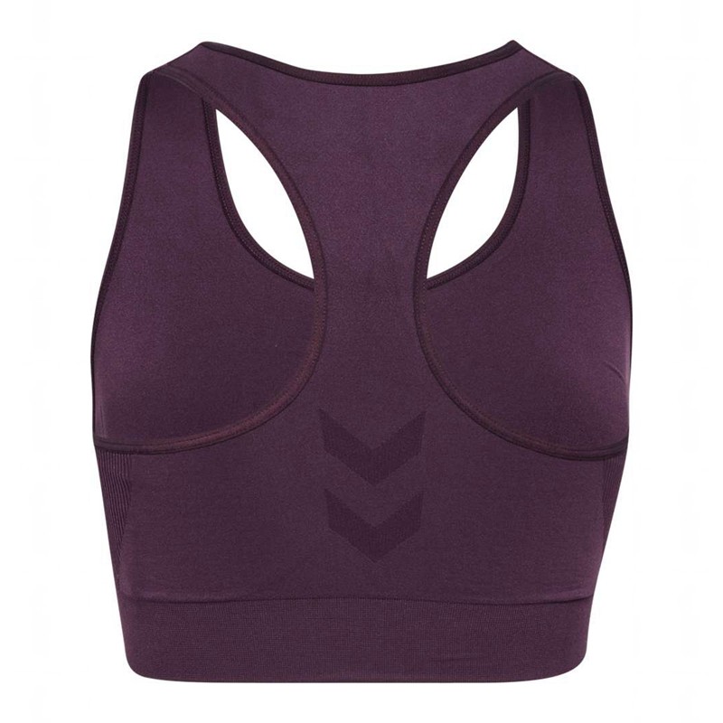 Soutien Gorge Sport Hummel Tif Seamless Top Femme Violette | 924665-671