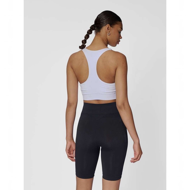 Soutien Gorge Sport Hummel Tif Seamless Top Femme Blanche | 642160-728